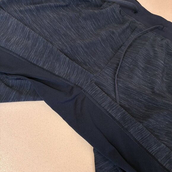 Lululemon T.H.E. Short Mens Medium Heathered Dark Gray Pull On Pockets NO LINER - Picture 8 of 10